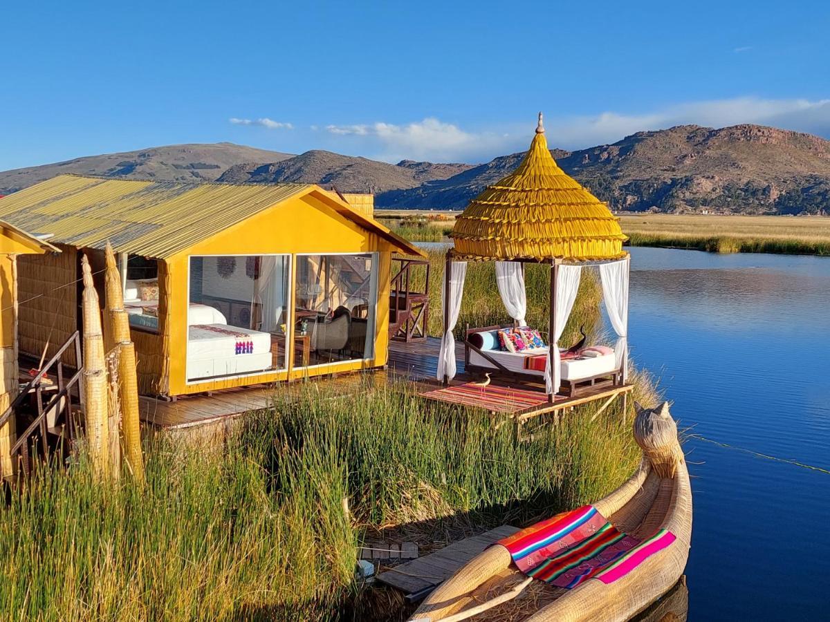 Uros Lodge Peru Puno Eksteriør bilde