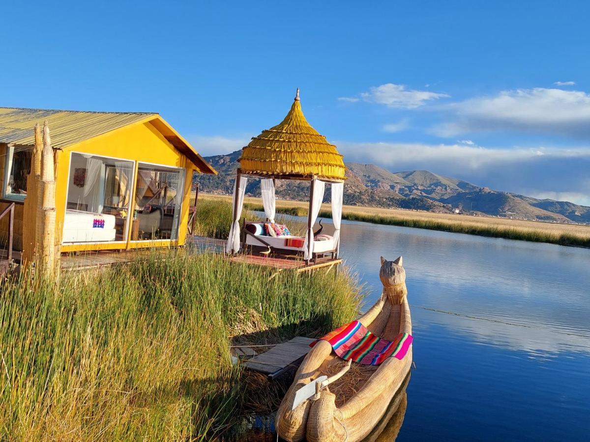 Uros Lodge Peru Puno Eksteriør bilde