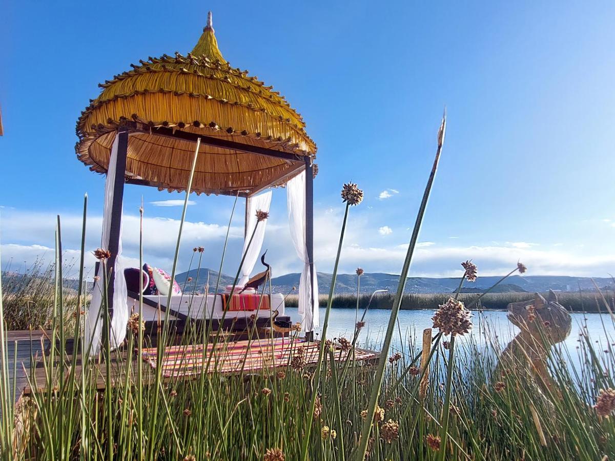 Uros Lodge Peru Puno Eksteriør bilde