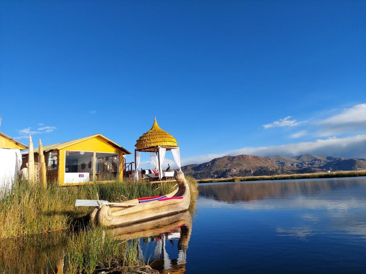 Uros Lodge Peru Puno Eksteriør bilde