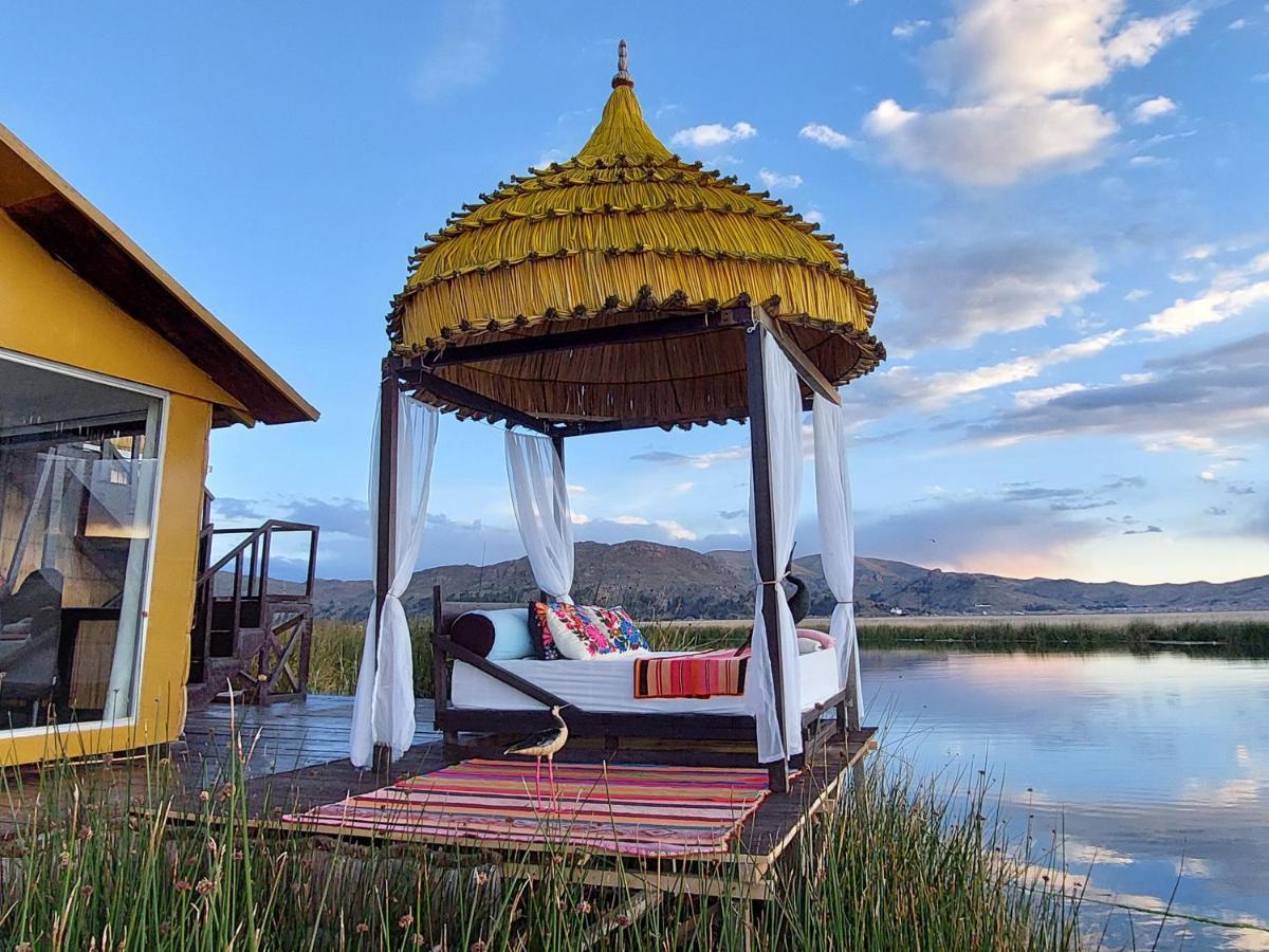 Uros Lodge Peru Puno Eksteriør bilde