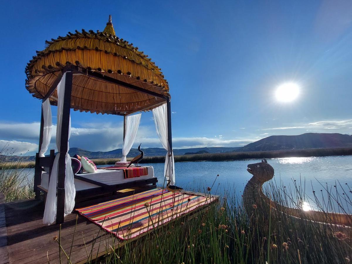 Uros Lodge Peru Puno Eksteriør bilde