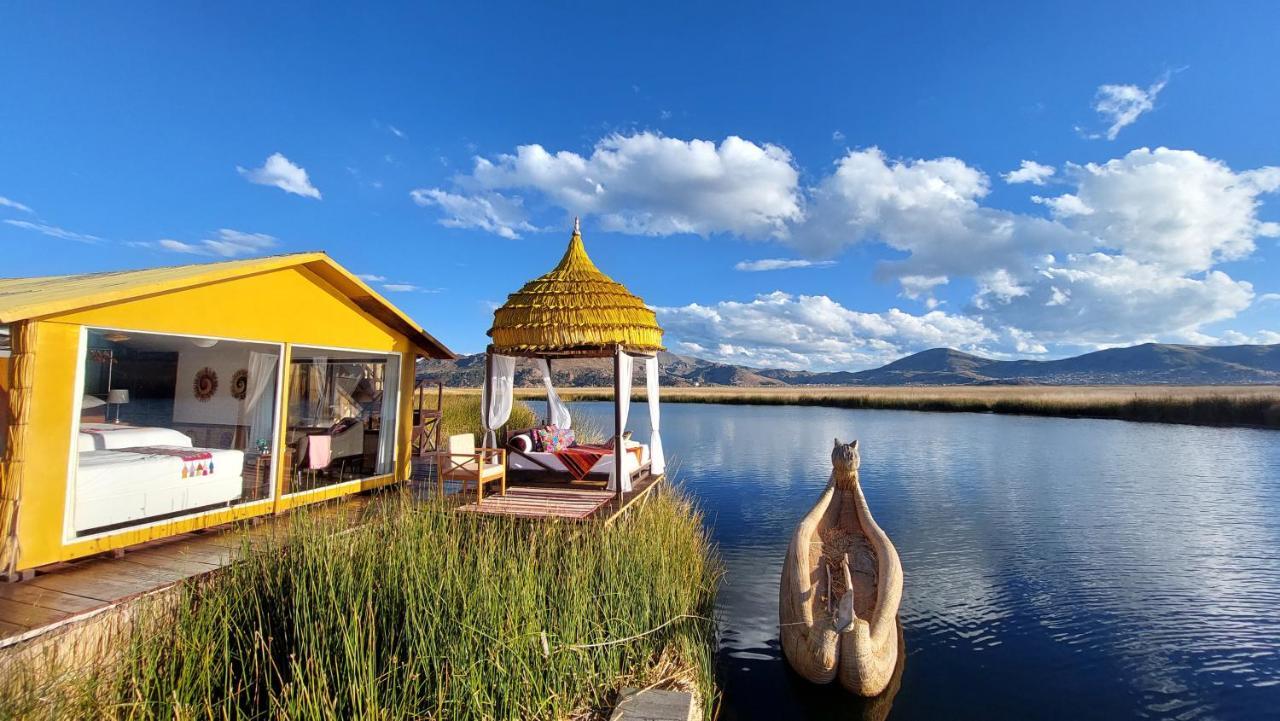 Uros Lodge Peru Puno Eksteriør bilde