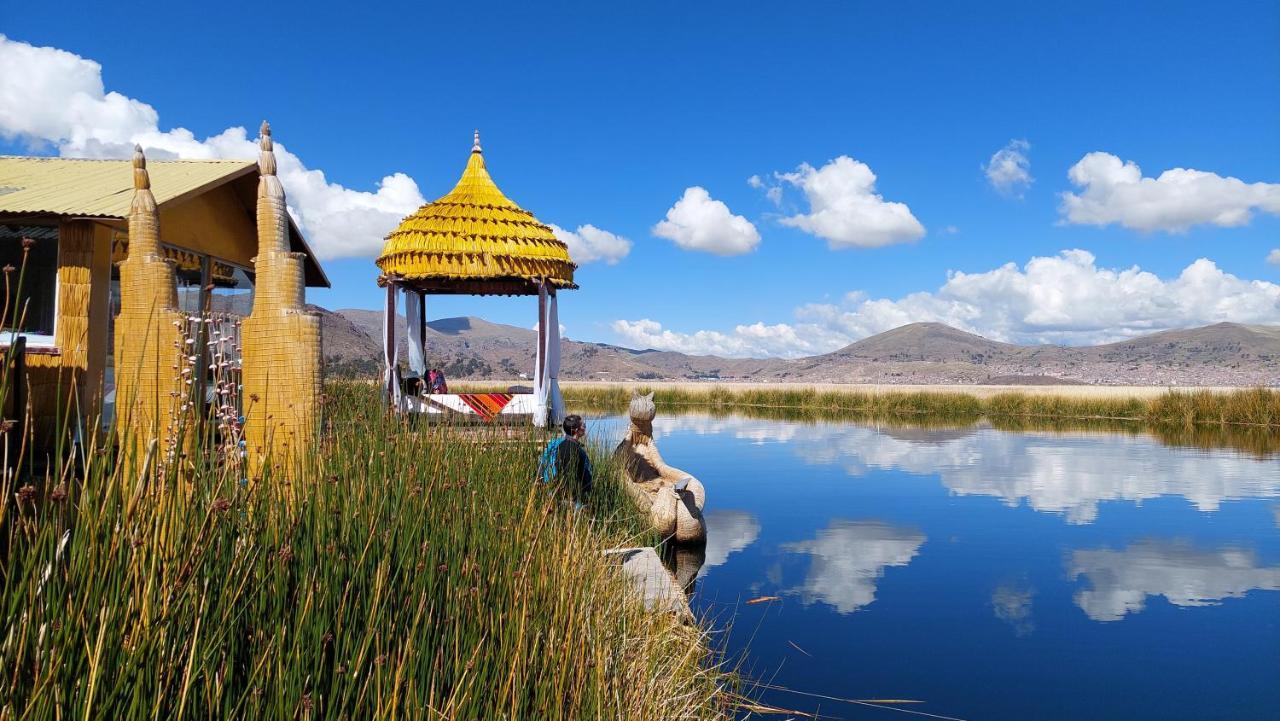 Uros Lodge Peru Puno Eksteriør bilde